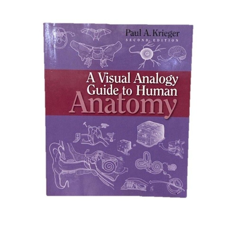 A Visual Analogy Guide to Human Anatomy, 2nd Ed. by Paul Krieger (SC 2009) - VG